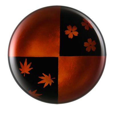 蒔絵 －あわせ－ 白檀 市松春秋 ミニ骨壷
