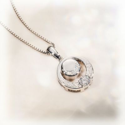 スフィア  Soul Jewelry プラチナ＆ダイヤモンド Pt900 プラチナ 遺骨ペンダント