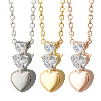 遺骨ペンダント Soul Jewelry Pour toi （プルトワ） ハート プレシオサ　キュービック・ジルコニア