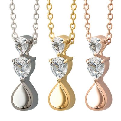 遺骨ペンダント Soul Jewelry Pour toi （プルトワ） ドロップ プレシオサ　キュービック・ジルコニア