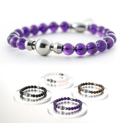 遺骨アクセサリー Soul Jewelry 念珠ブレスレット プレミアム　生活防水機能はそのままに、天然石を高品質なタイプにグレードアップ。お好みの石と長さから選べます。