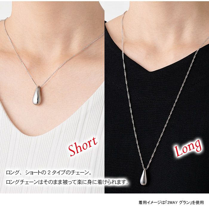 遺骨ペンダント Soul Jewelry ペンダント 2way ステンレス「グラン」ー