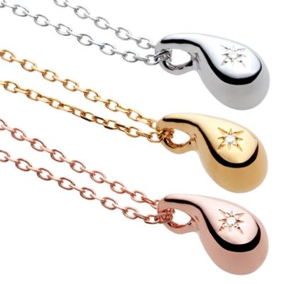 遺骨ペンダント Soul Jewelry　ドロップ　K10　イエローゴールド・ホワイトゴールド・ローズゴールドから選べます
