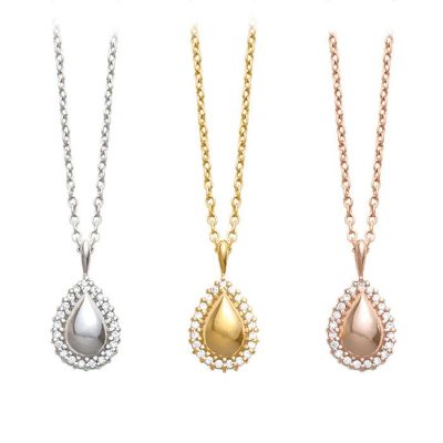 遺骨ペンダント Soul Jewelry　エタニティ ドロップ　K10　イエローゴールド・ホワイトゴールド・ローズゴールドから選べます